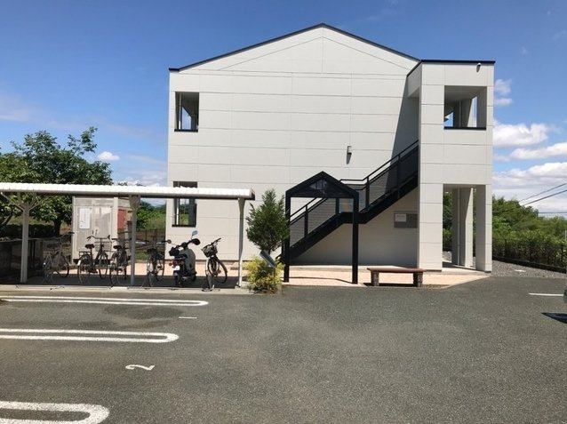 上益城郡御船町大字滝川のアパートの駐車場