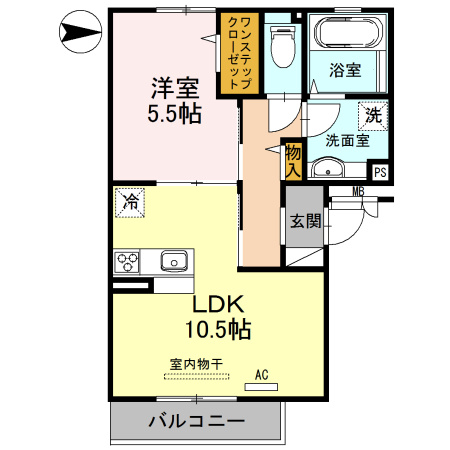 カーサポポラーレの間取り