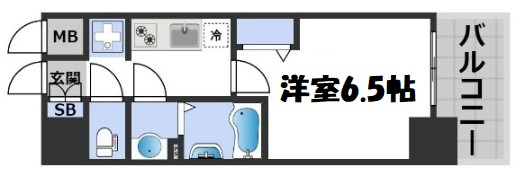 【間取り】 | レシオスなんばVOGUE