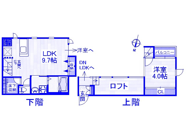 ＣＢ東大宮パサージュの間取り