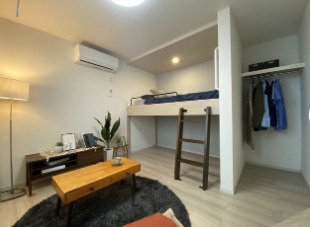 KEIAI RESIDENCE　北柏の寝室