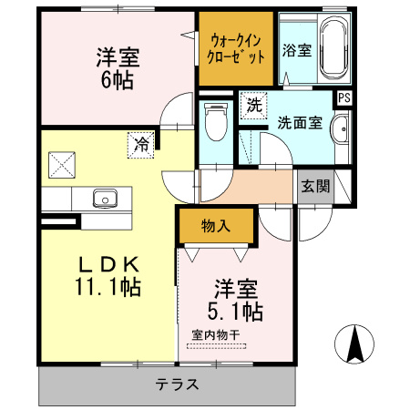 ハピネスの間取り