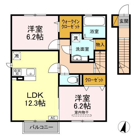 【間取り】 | 舘の杜　シエルC棟