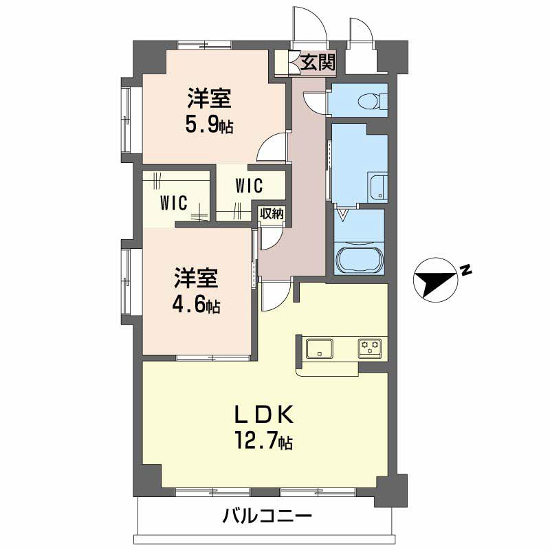 ジュビリーの間取り