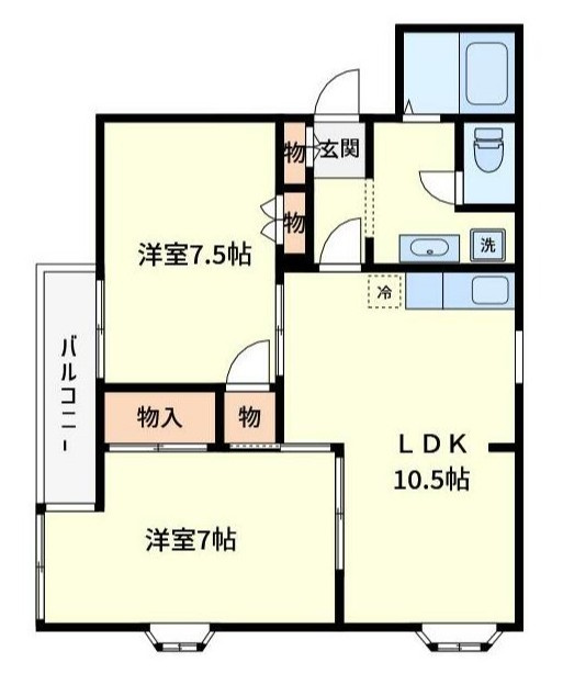 グレイスキゲツの間取り