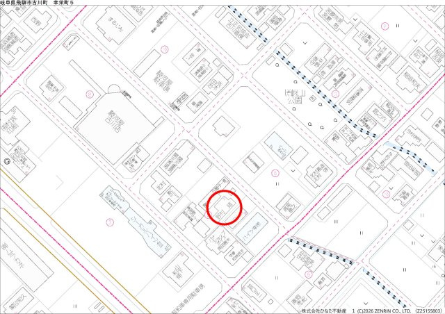 2026/7/31NEW　戸建　飛騨市古川町幸栄町　700万の地図