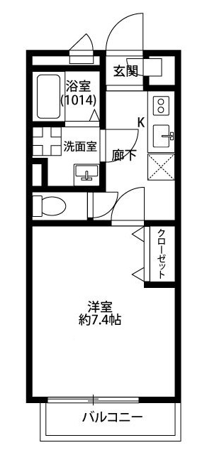 アムール武井の間取り|間取りです。