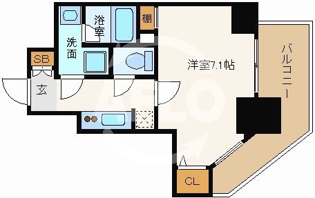エスライズ本町東の間取り|エスライズ本町東　間取り
