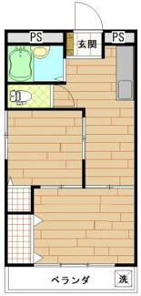 【間取り】 | 本橋マンション | 間取りです。