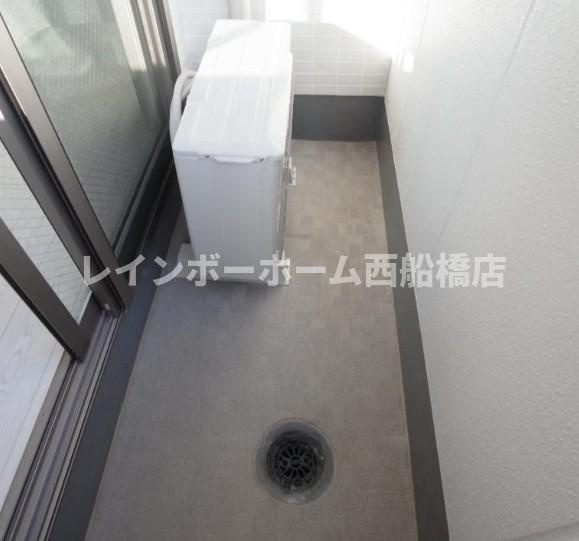 Relache船橋のバルコニー