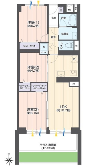 【間取り】 | コープ戸山台