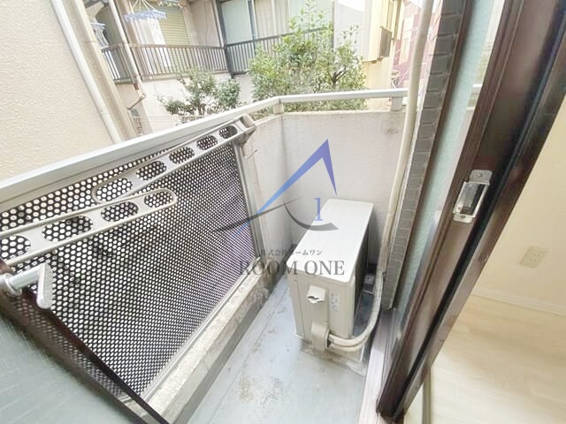 千駄木マンションのバルコニー|バルコニーです。
