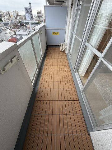 中野区本町４丁目の中古マンションのバルコニー