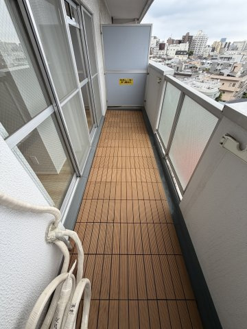 中野区本町４丁目の中古マンションのバルコニー