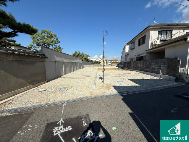 ◆貝塚市麻生中　新築一戸建ての外観|周辺は落ち着いた街並みの住宅地！子育てがしやすい住環境です！まだ未完成ですが、現地でしかわからない事もございます。是非一度ご覧ください。