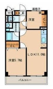 サンモール四季Ⅱの間取り|間取りです。