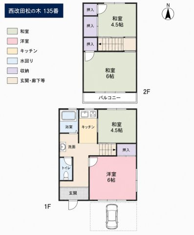 西改田松の木戸建
