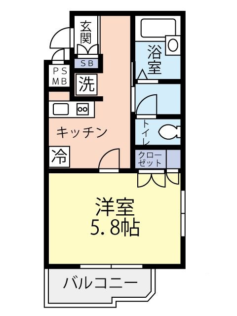 グランヴァン板橋本町エコ・ヴェルデの間取り|間取りです。