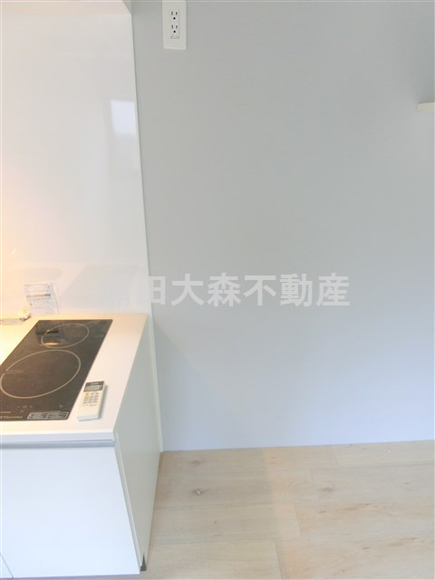 ヴァンテジオ蒲田のキッチン|冷蔵庫置場