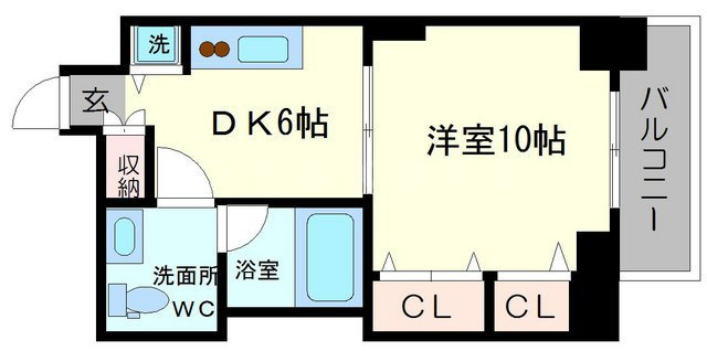 フローライト長堀橋の間取り|フローライト長堀橋　間取り
