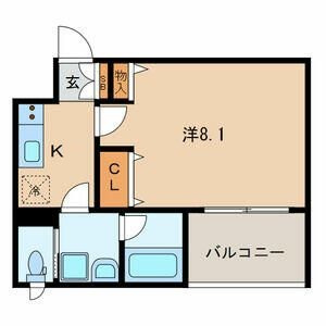 Ａｌｖｉｎｅｓｓ　Ｋｅｉの間取り|間取りです。