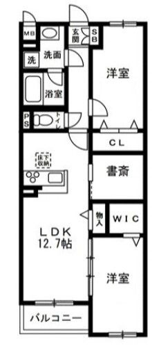 Toyo　Terrace の間取り|間取りです。