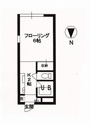 練馬区高野台２丁目のアパートの間取り
