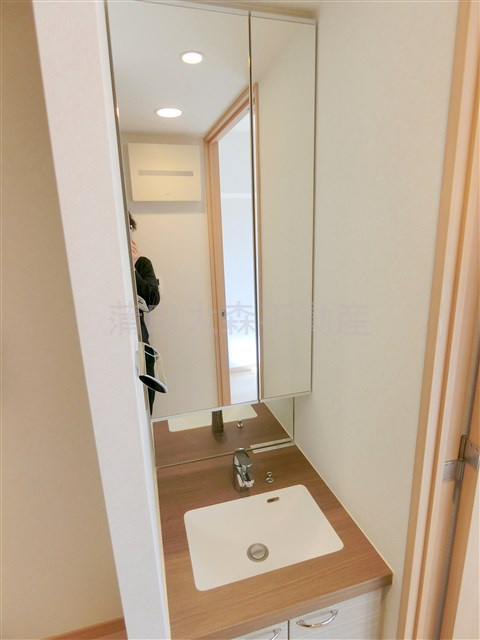 ルーブル大鳥居参番館の洗面所|独立洗面台