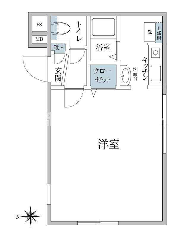 MODULOR中野新橋WEST【おとり物件なし】#学生・社会人にオススメ！初期費用分割払いOK！の間取り