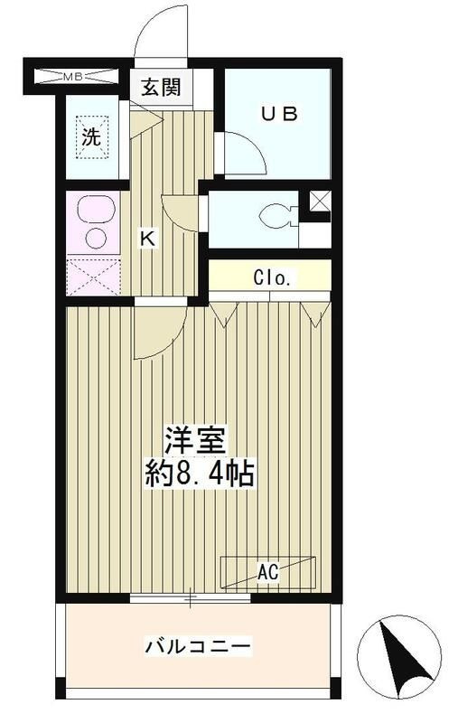 ラルゴ西早稲田の間取り
