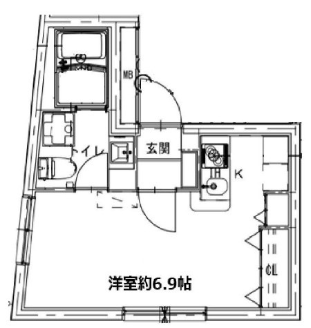 カサブランカ上野入谷の間取り|間取りです。