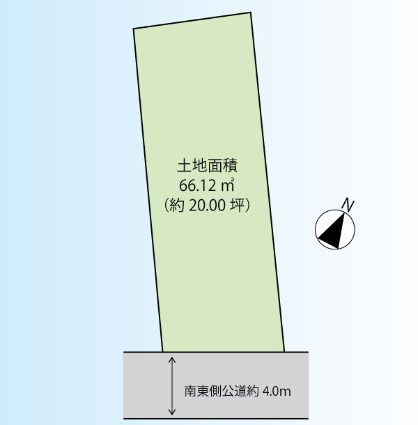 渋谷区西原1丁目の土地図