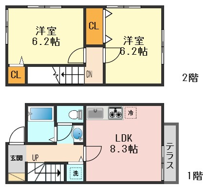 ハレルアナの間取り