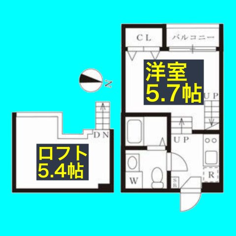 グランシエロ名古屋黄金の間取り