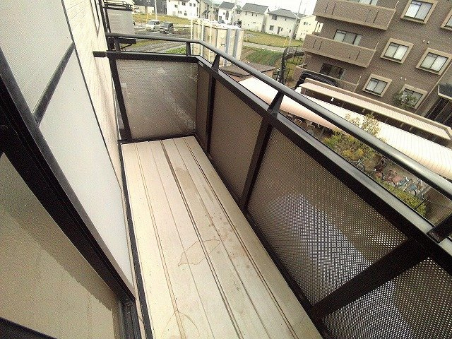 モデルノ大久保のバルコニー