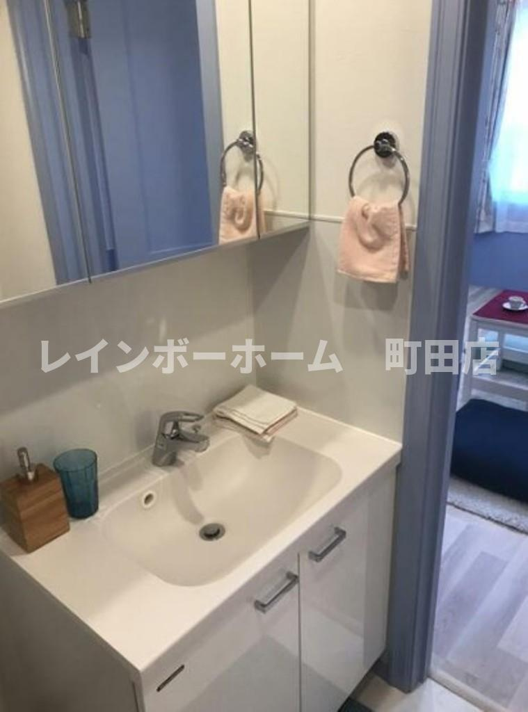 プリマドンナ淵野辺　弐番館※初期費用分割あと払いサービス利用可能物件の洗面所