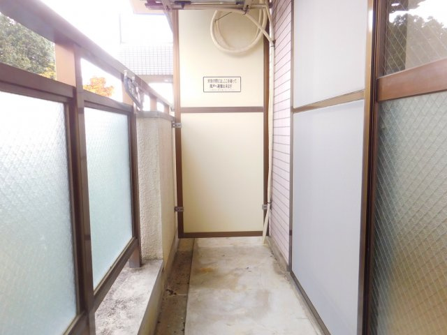 サンハイツ殿町のバルコニー
