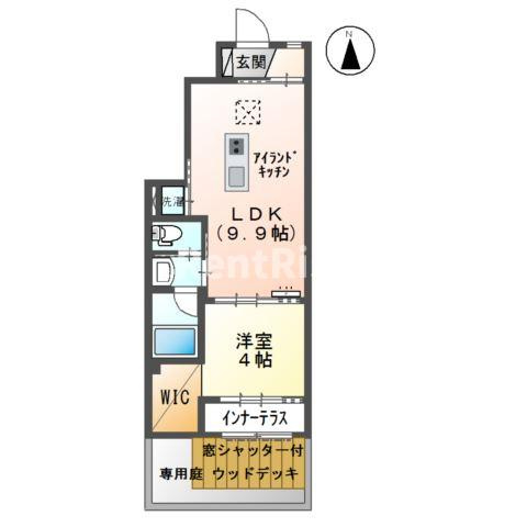 アークス黒田の間取り