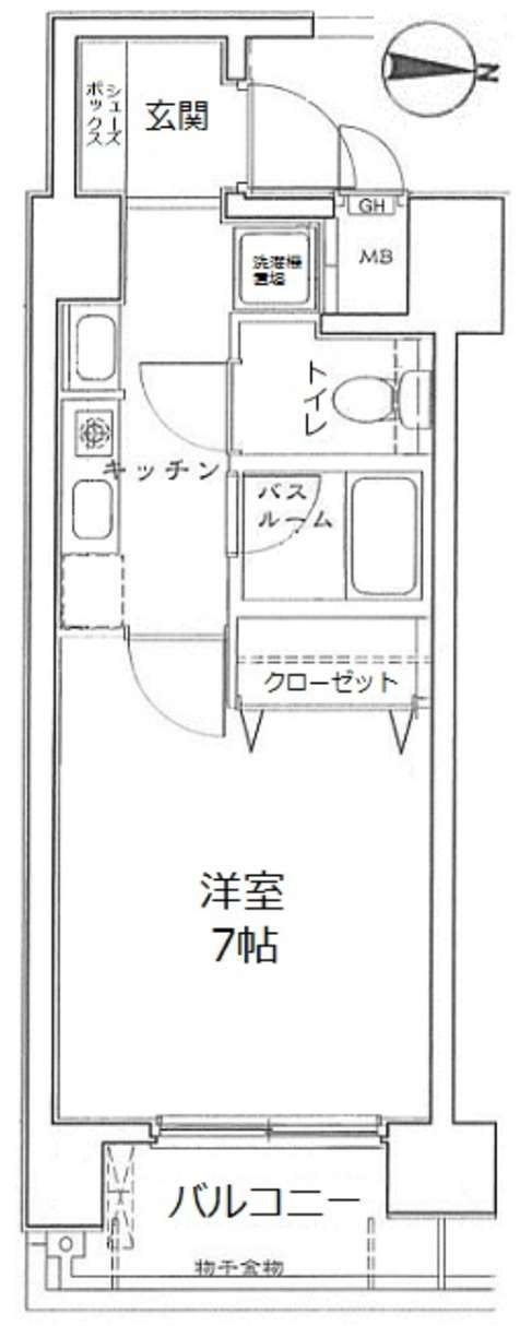 セントパレス錦糸町の間取り