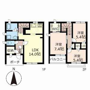 【間取り】 | ディアス桃山東