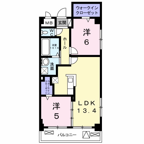 ヒルズ赤羽の間取り