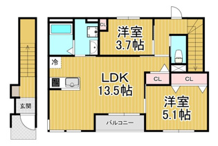 ヴェルジュの間取り
