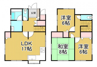 野上6丁目戸建の間取り