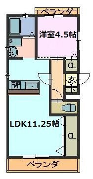 アイリス中平の間取り