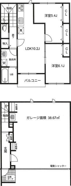 ヘリテージ　ザ　レジデンスの間取り