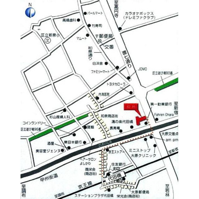 【地図】 | プレールカテリーナ代田橋