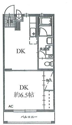 ゆたか五番館の間取り|間取りです。