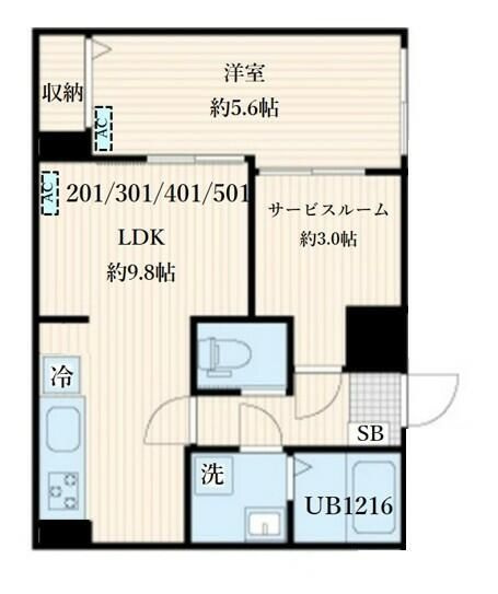 ａＬＡＴＯ自由が丘の間取り