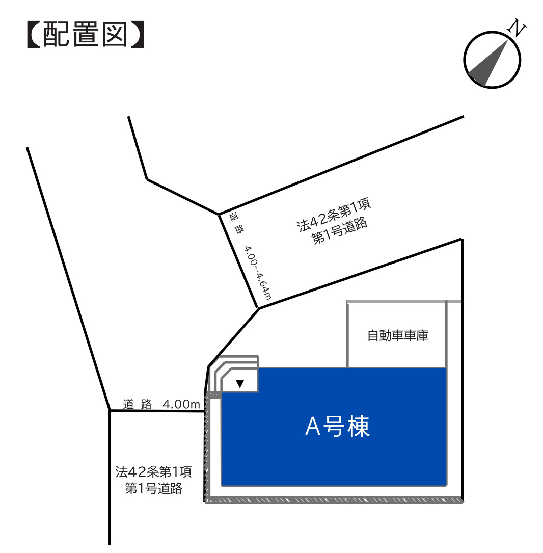 相模原市南区御園３丁目1期の区画図