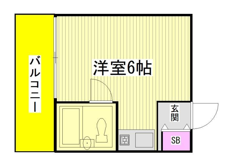 市川市市川３丁目のアパートの間取り